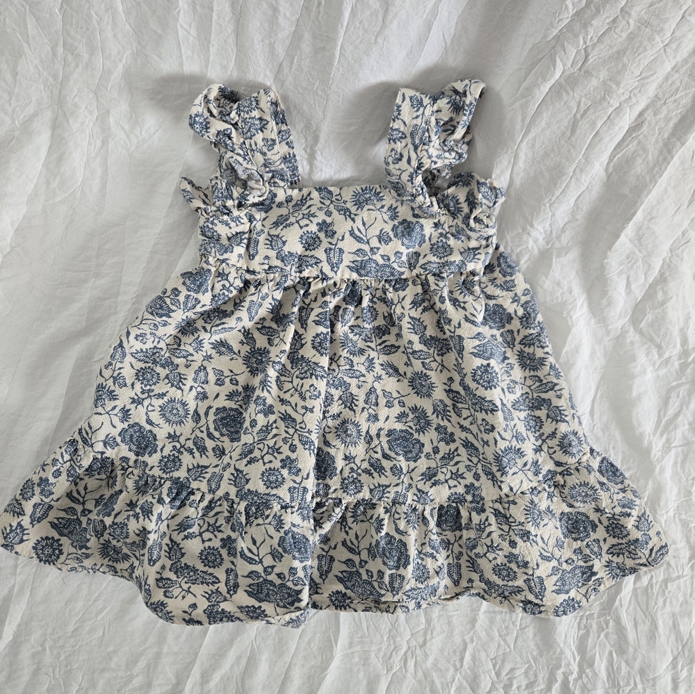 Folk Floral 100% Cotton Dress